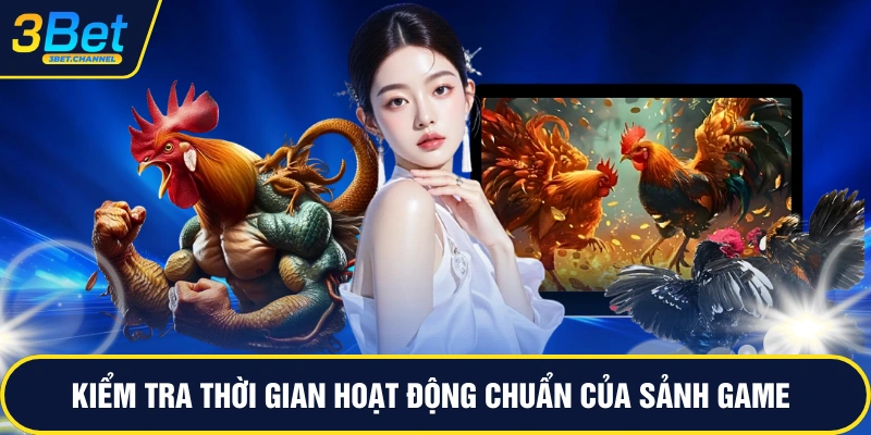 Kiểm tra thời gian hoạt động chuẩn của sảnh game