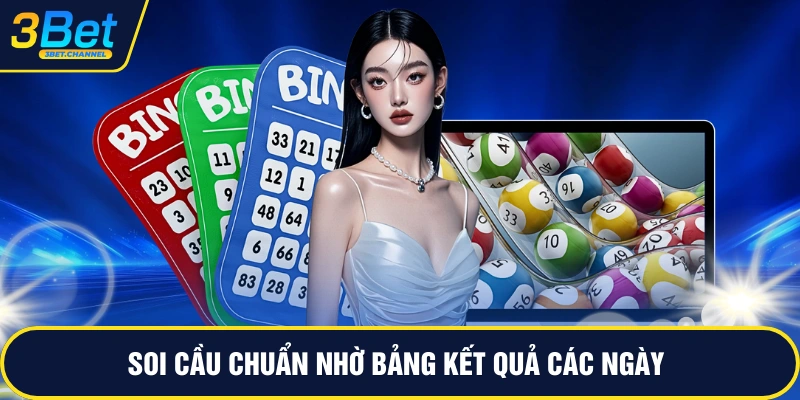Soi cầu chuẩn nhờ bảng kết quả các ngày