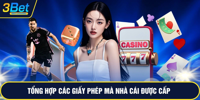 Tổng hợp các giấy phép mà nhà cái được cấp