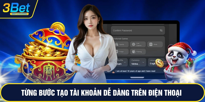 Từng bước tạo tài khoản dễ dàng trên điện thoại